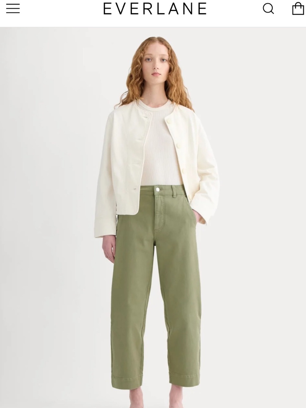 Everlane the utility straight leg pant
